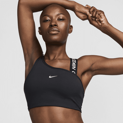 Nike Pro Swoosh Asymmetrical Women s Medium Support Padded Sports Bra